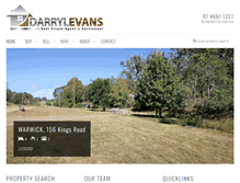 Tablet Screenshot of darrylevans.com.au